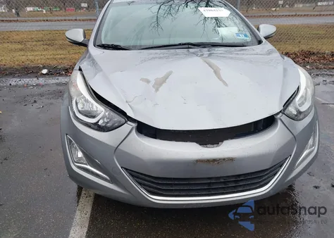 2016 Hyundai Elantra Value Edition из США, поврежденный, VIN KMHDH4AE9GU493686